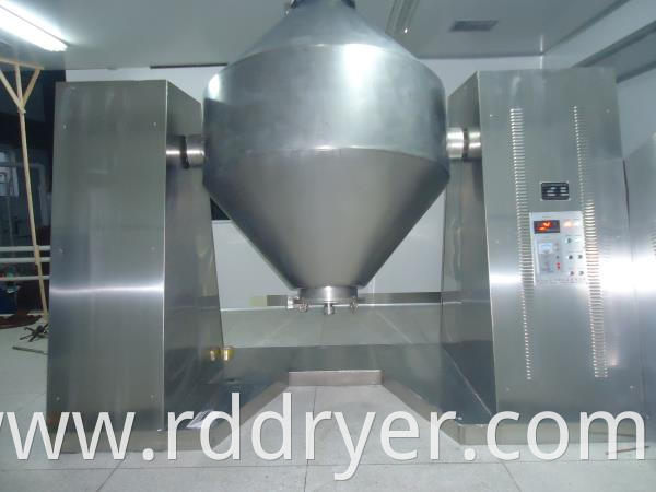 Granules Double Cone Vacuum Drying Machine with GMP Standard